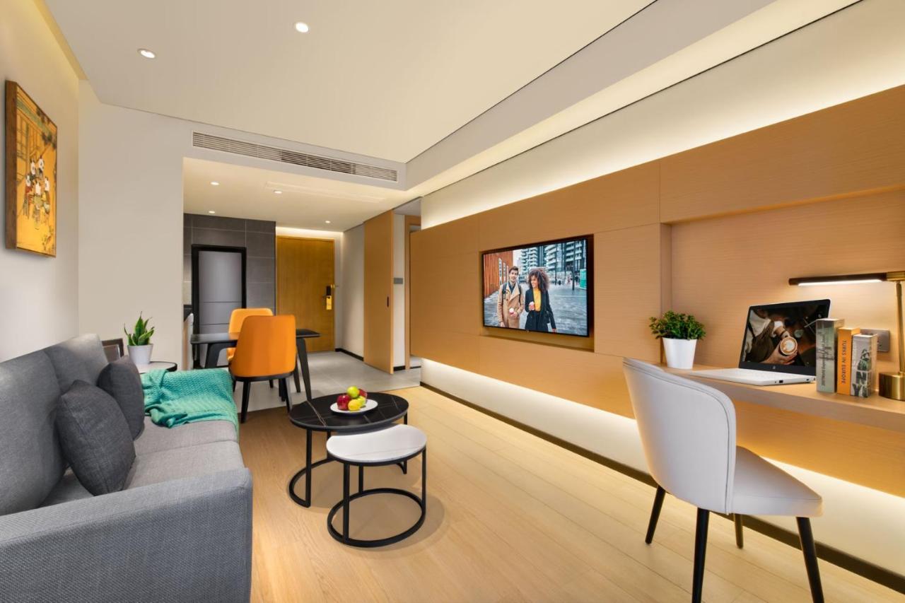 Citadines Gaoxin Chengdu Aparthotel Bagian luar foto