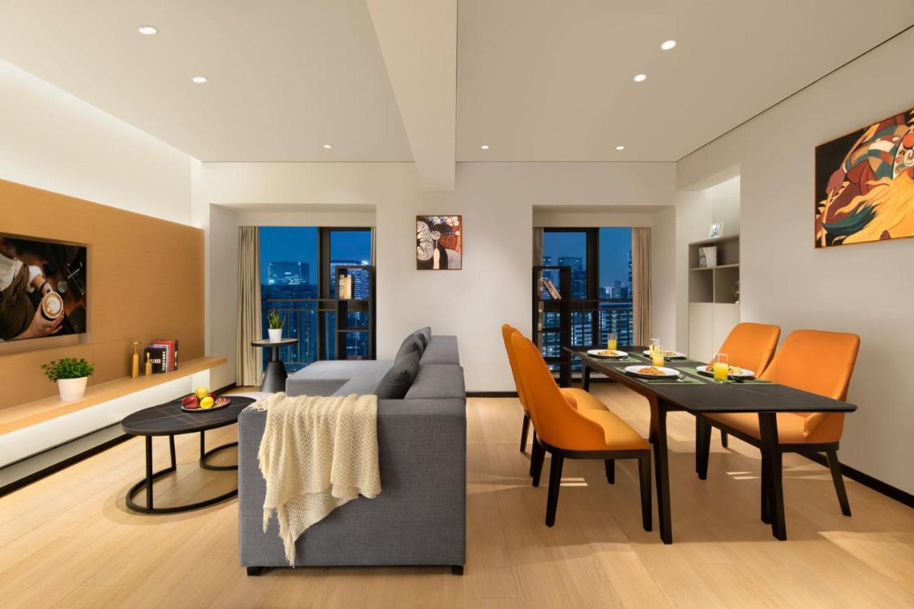 Citadines Gaoxin Chengdu Aparthotel Bagian luar foto