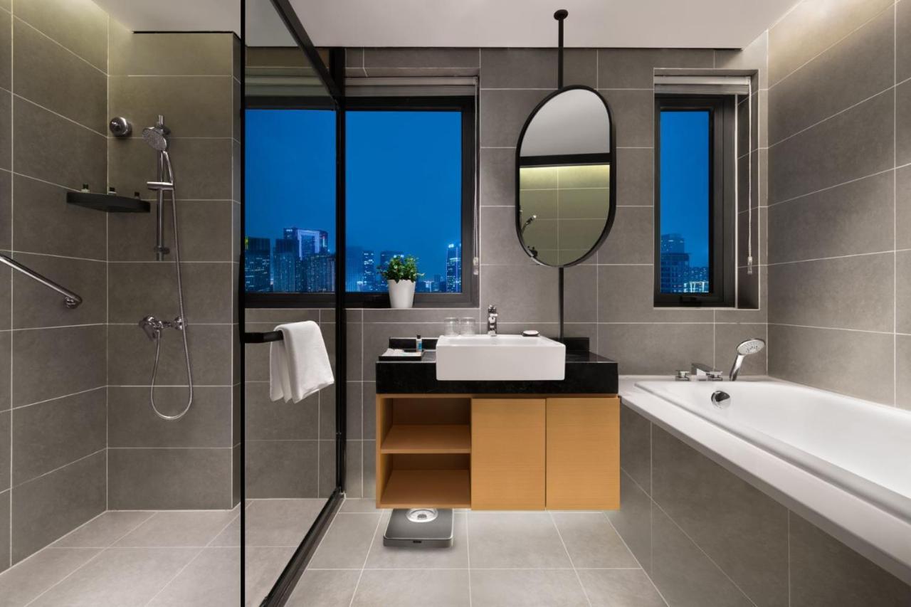 Citadines Gaoxin Chengdu Aparthotel Bagian luar foto