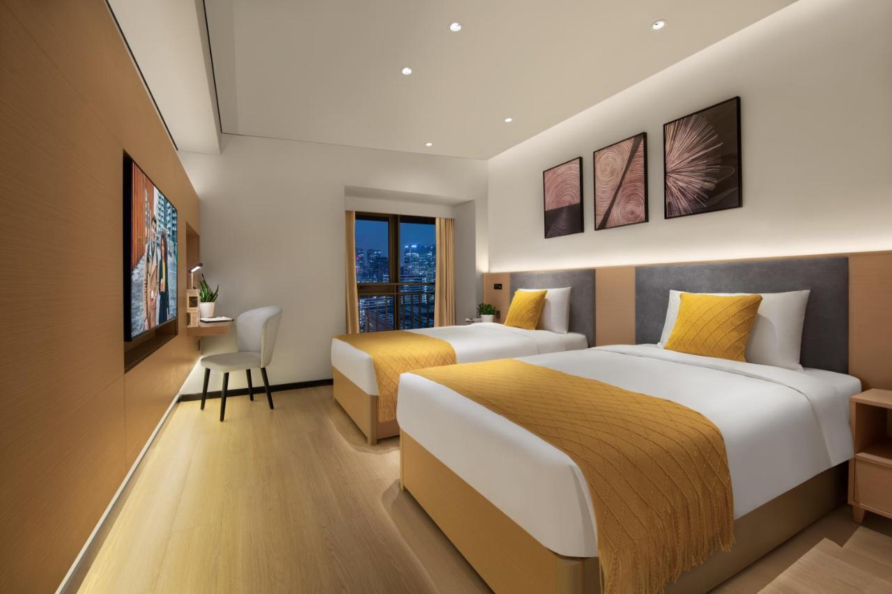 Citadines Gaoxin Chengdu Aparthotel Bagian luar foto