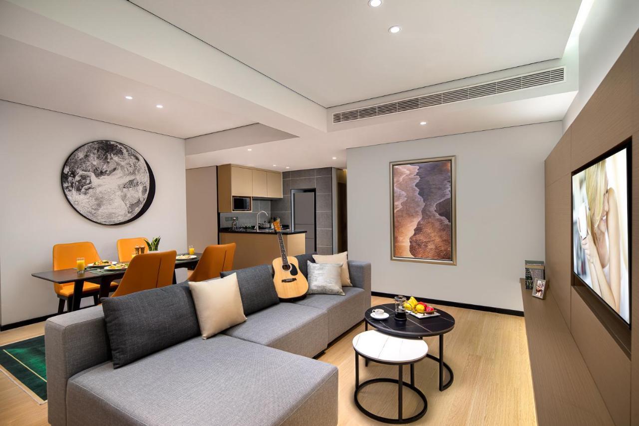 Citadines Gaoxin Chengdu Aparthotel Bagian luar foto