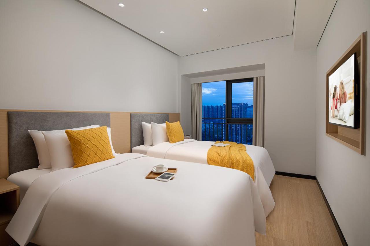 Citadines Gaoxin Chengdu Aparthotel Bagian luar foto