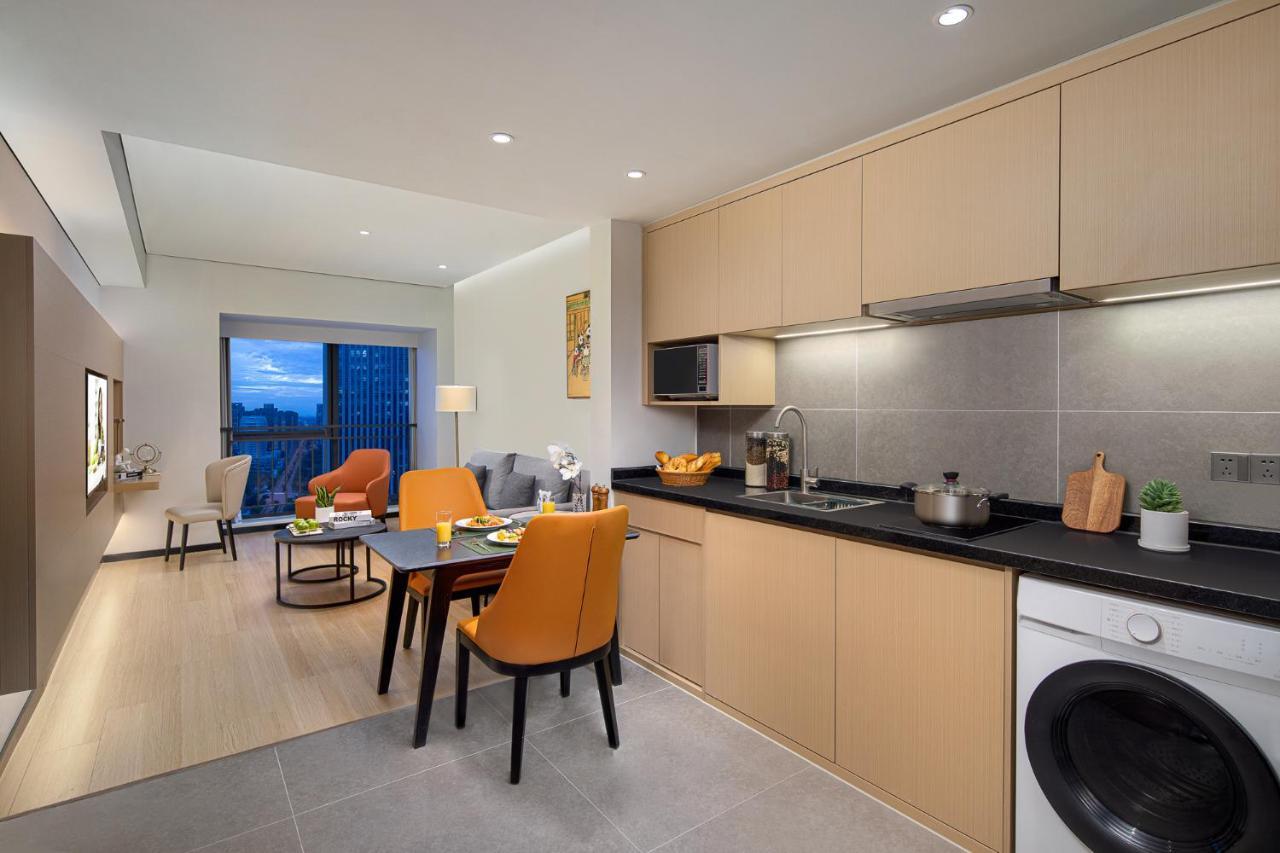 Citadines Gaoxin Chengdu Aparthotel Bagian luar foto